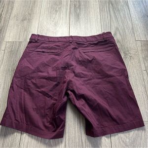 lululemon athletica Men's Flat Front Shorts - Burgundy